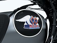 カワサキ「MEGURO K3」8月10日発売！2023年モデルロゴ